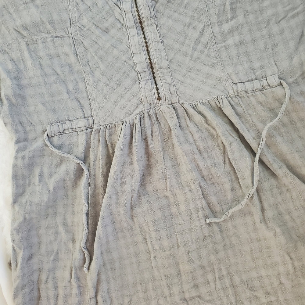 Zara Basic Adjustable Short Sleeve Top Tunic S - image 4